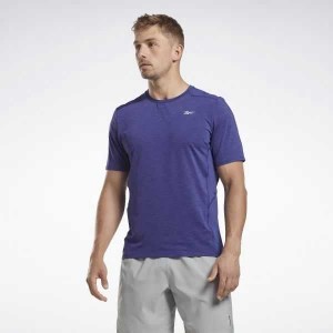 Purple Reebok ACTIVCHILL Athlete T-Shirt | VRACGEZ-20